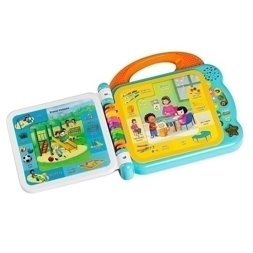 Книга «100 слов о местах, где я бываю» от бренда VTECH