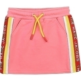 Юбка розовая в спортивном стиле от бренда LITTLE MARC JACOBS