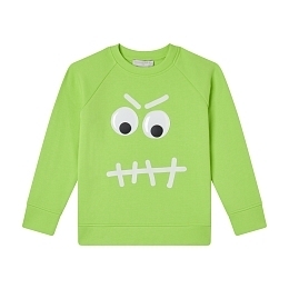 Свитшот Angry Face от бренда Stella McCartney kids