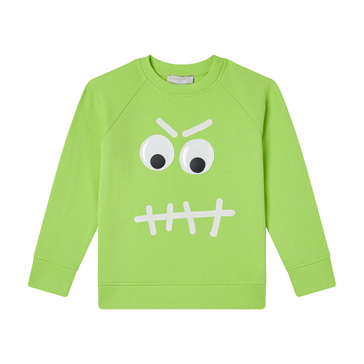 Свитшот Angry Face от бренда Stella McCartney kids